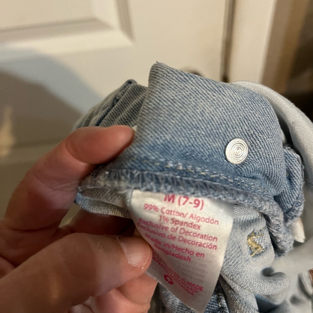 No Boundaries Light Blue Denim Overalls - Picture 4 of 4